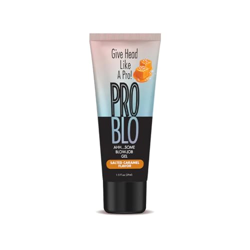 Little Genie Problo Oral Pleasure Gel – Salted Caramel Flavor for Enhanced Oral Play