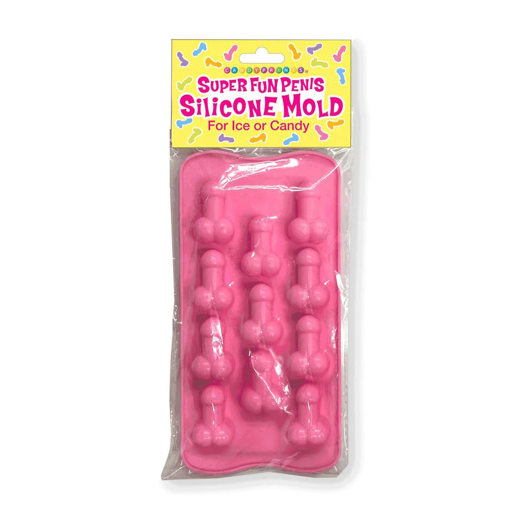 Little Genie Productions Silicone Penis Mold - 11 Cavities for Chocolate, Candy, or Ice