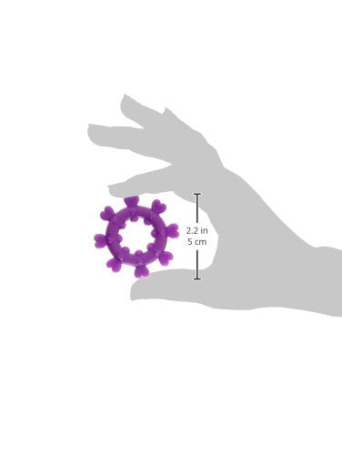 Magic Love Rings, Purple - CalExotics Set of 2 Stretchy TPR Rings