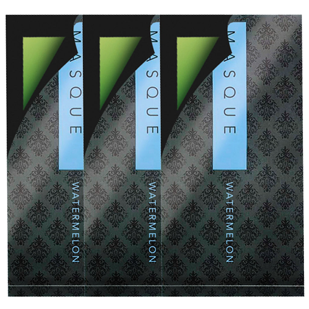 Masque Watermelon Flavored Oral Sex Strips – 3-Pack Singles Wallet