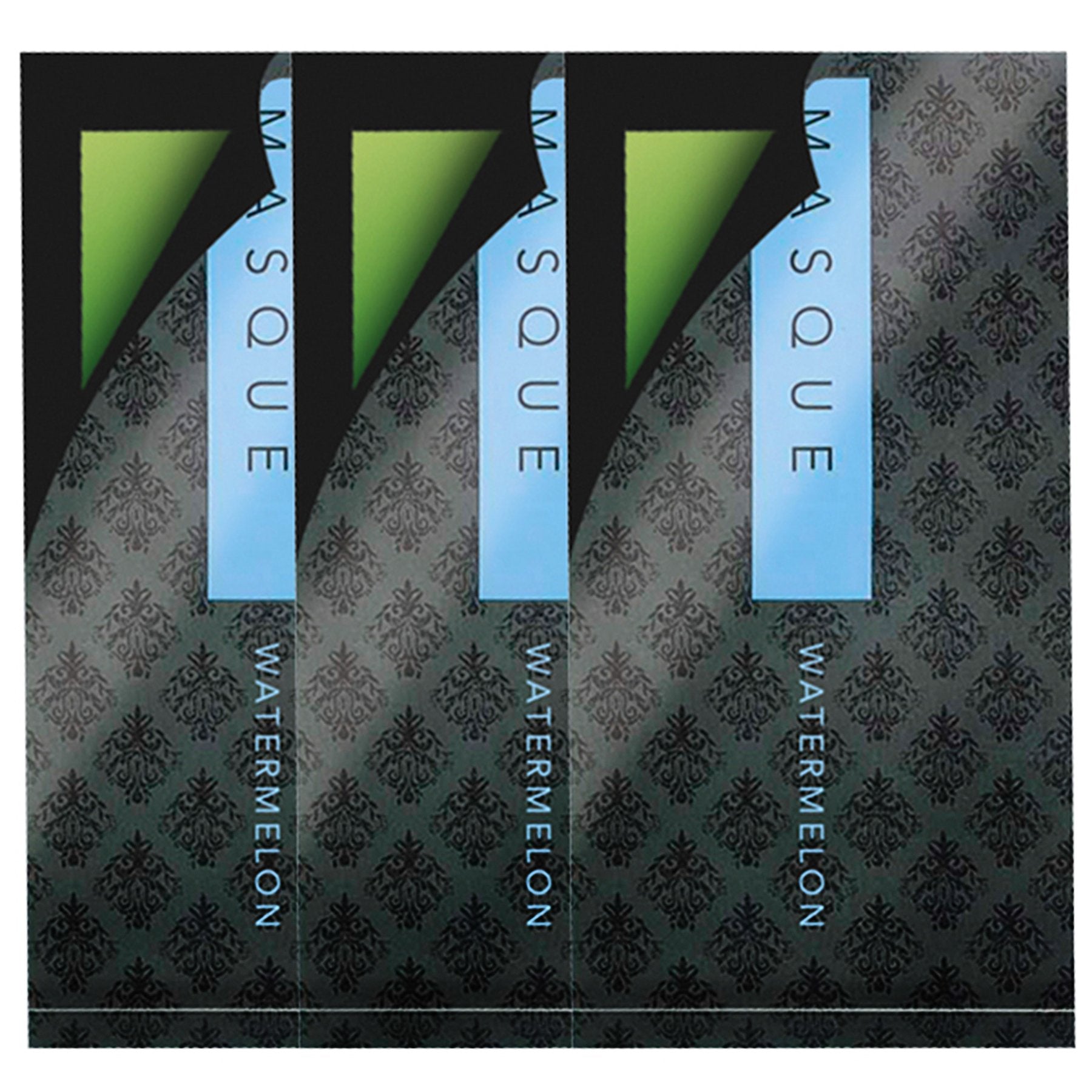 Masque Watermelon Flavored Oral Sex Strips – 3-Pack Singles Wallet