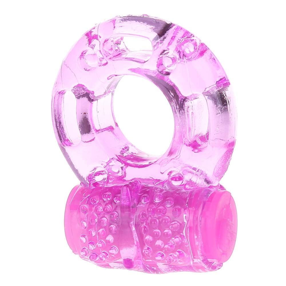 Mini G-Spot Vibrator Bullet with Penis Ring for Dual Stimulation – 3.6 x 1 x 2.2 Inches, 3.2 oz