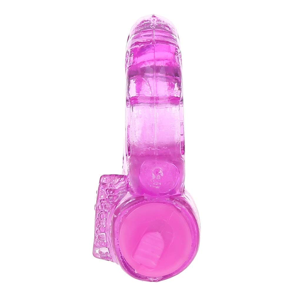 Mini G-Spot Vibrator Bullet with Penis Ring for Dual Stimulation – 3.6 x 1 x 2.2 Inches, 3.2 oz