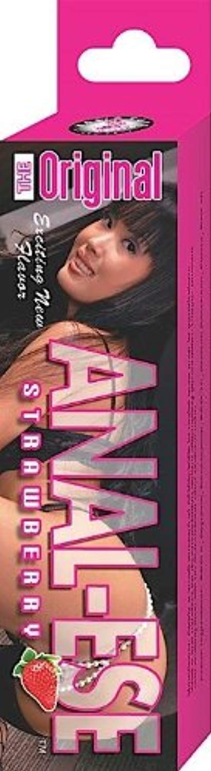 Nasstoys Anal-Ese Cream Strawberry Flavor 0.5 Oz Desensitizing Cream