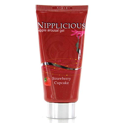 Nipplicious Strawberry Nipple Arousal Gel – 1 oz Tube by Hott Products Unlimited
