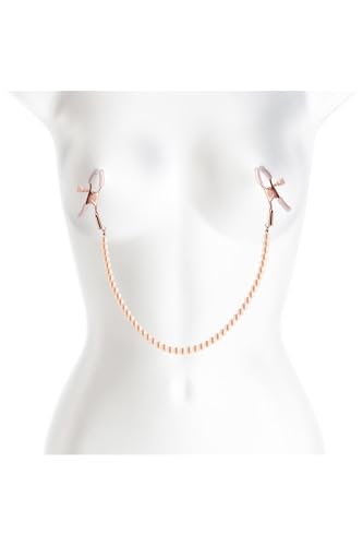 NS Novelties Bound Nipple Clamps DC1 – Rose Gold Adjustable Metal Clamps