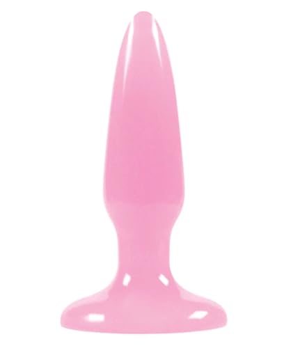 NS Novelties Firefly Pleasure Plug - Mini - Pink - Glow in the Dark Anal Toy