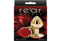NS Novelties Rear Assets Small Red Rose Anal Plug – Lightweight Aluminum, Chrome-Plated, 2.5-Inch Insertable