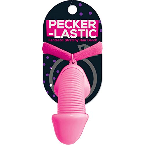 Pink Penis-Shaped Hair Tie - Super Stretchy Bachelorette Party Favor