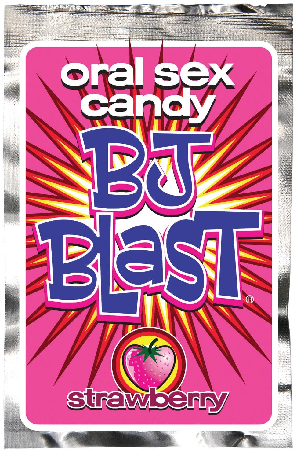 Pipedream BJ Blast Oral Sex Candy – Strawberry Flavored Novelty Candy for Oral Play
