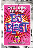 Pipedream BJ Blast Strawberry Oral Candy – Fizzing, Popping Pleasure Gel