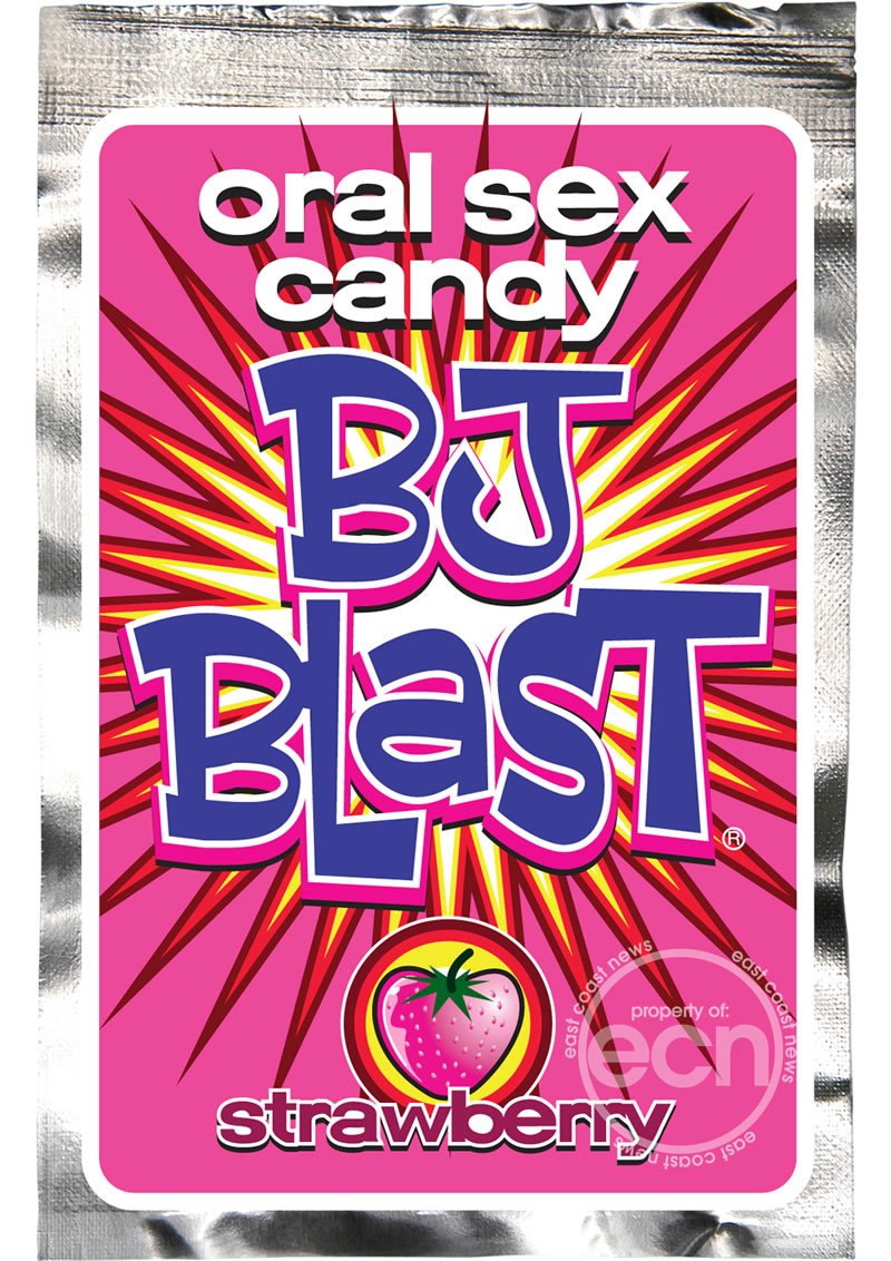 Pipedream BJ Blast Strawberry Oral Candy – Fizzing, Popping Pleasure Gel