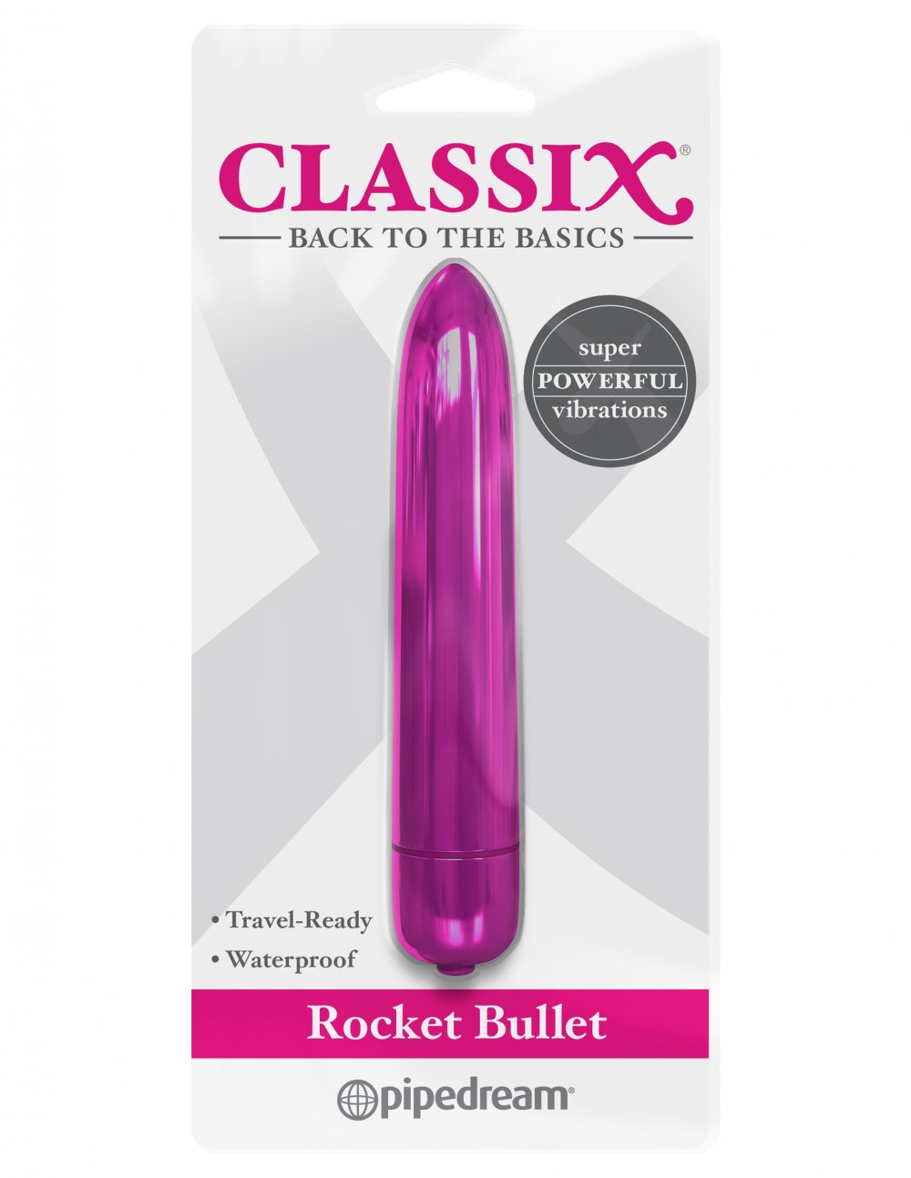Pipedream Classix Rocket Bullet Vibrator - Pink