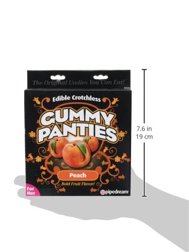 Pipedream Edible Peach Gummy Crotchless Panties – Sweet & Playful Adult Novelty