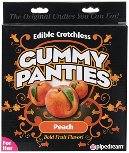 Pipedream Edible Peach Gummy Crotchless Panties – Sweet & Playful Adult Novelty