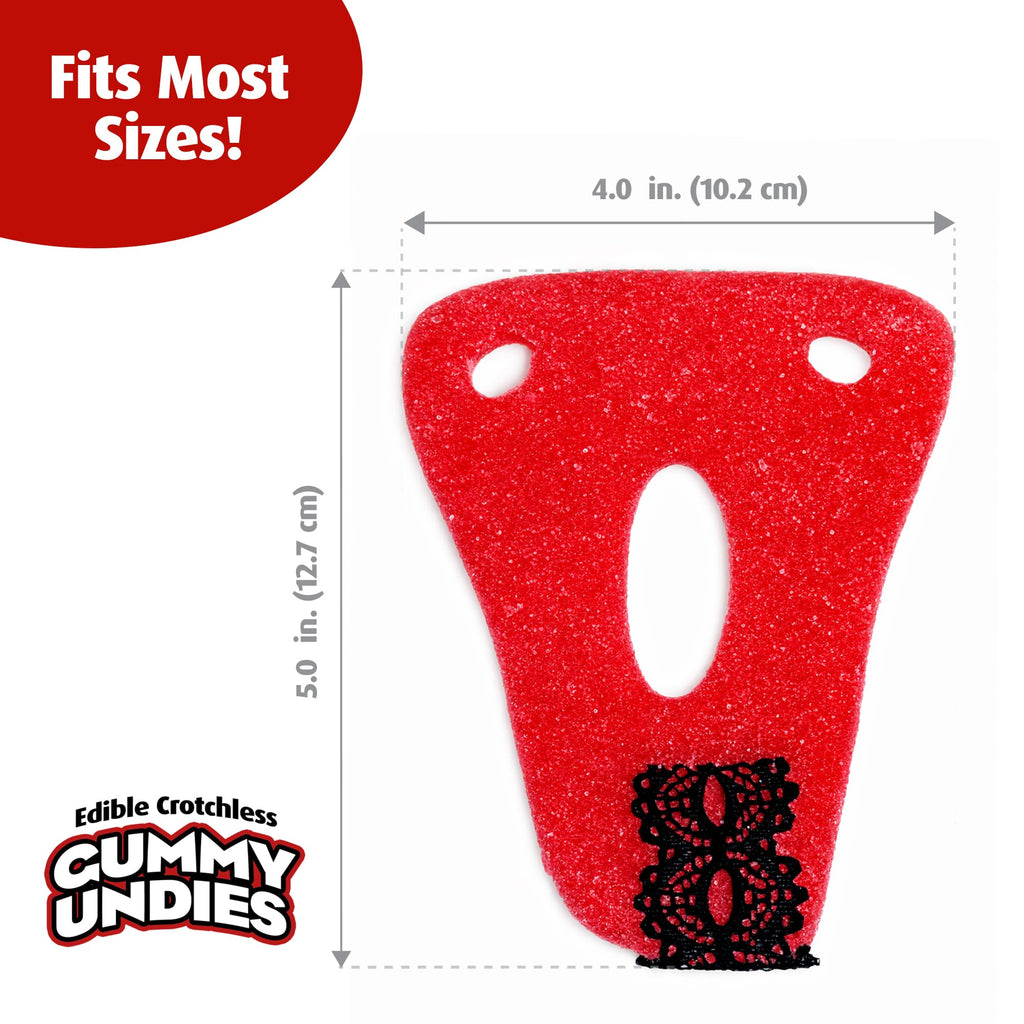 Pipedream Strawberry Gummy Edible Panties – Playful Candy for Couples