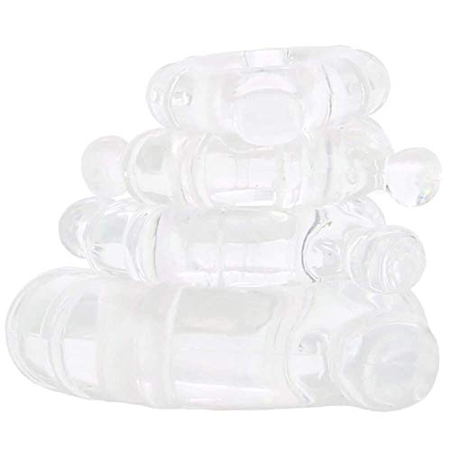 Renegade Vitality Rings Clear – 4-Piece TPE Cock Ring Set