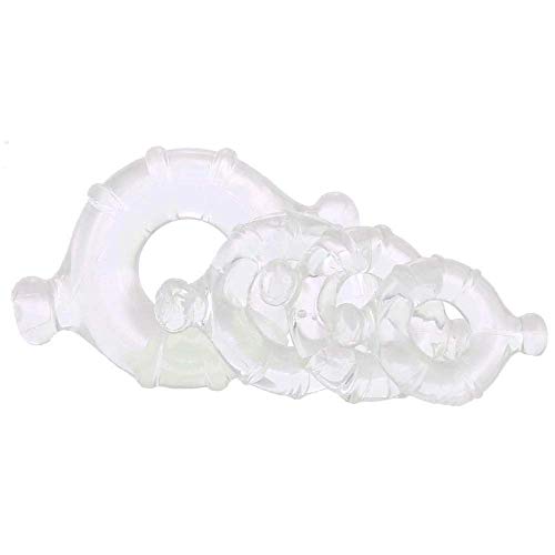 Renegade Vitality Rings Clear – 4-Piece TPE Cock Ring Set