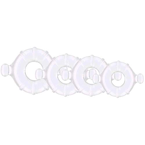 Renegade Vitality Rings Clear – 4-Piece TPE Cock Ring Set