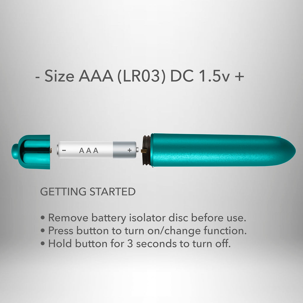 Rocks-Off Touch of Velvet Bullet Vibrator – Peacock Petals, Waterproof, 10 Functions