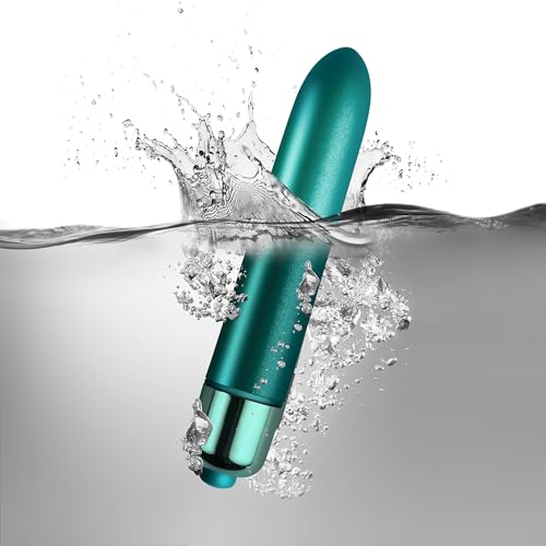 Rocks-Off Touch of Velvet Bullet Vibrator – Peacock Petals, Waterproof, 10 Functions