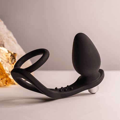 Rocks-Off Zen Smoke C-Ring with Vibrating Prostate Probe