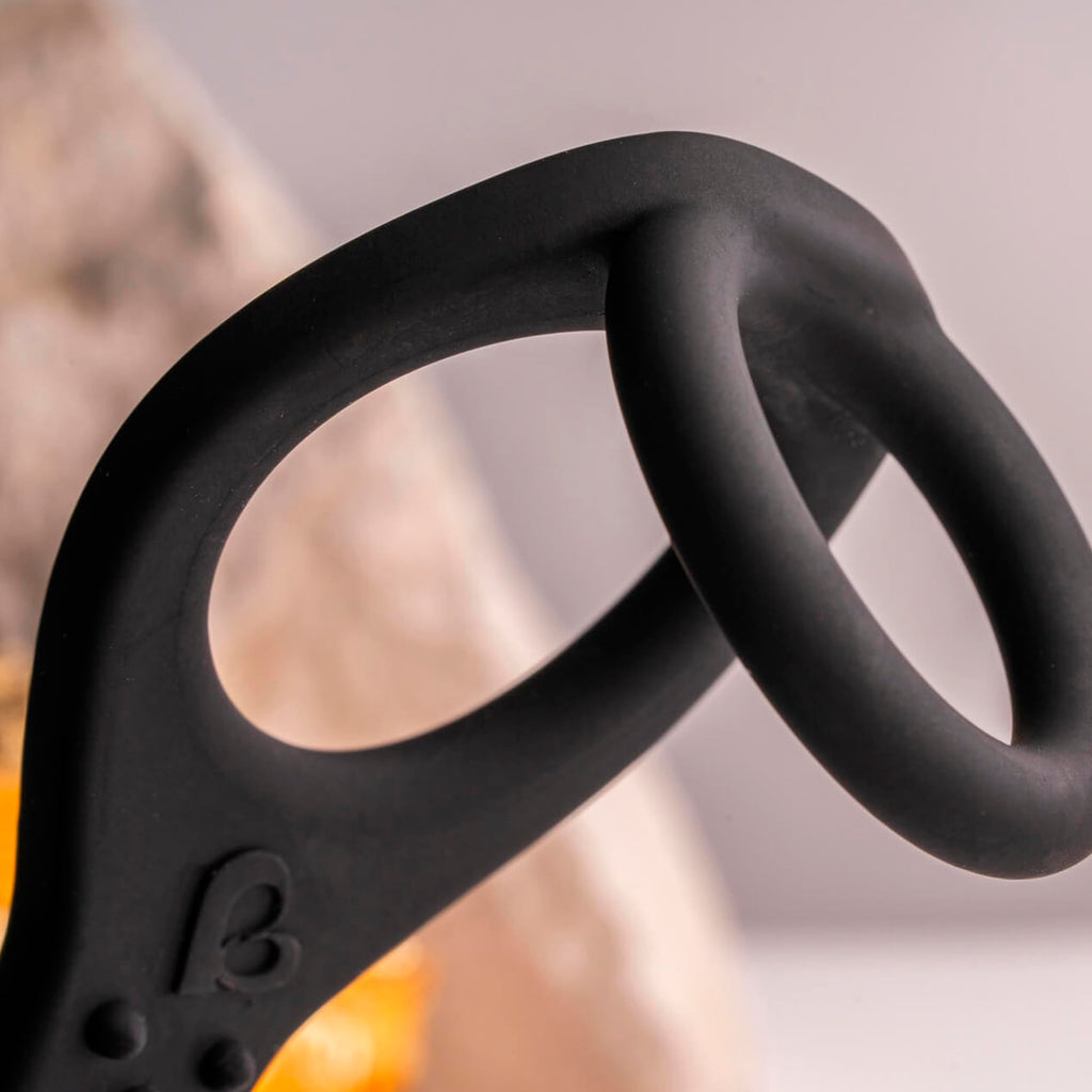 Rocks-Off Zen Smoke C-Ring with Vibrating Prostate Probe
