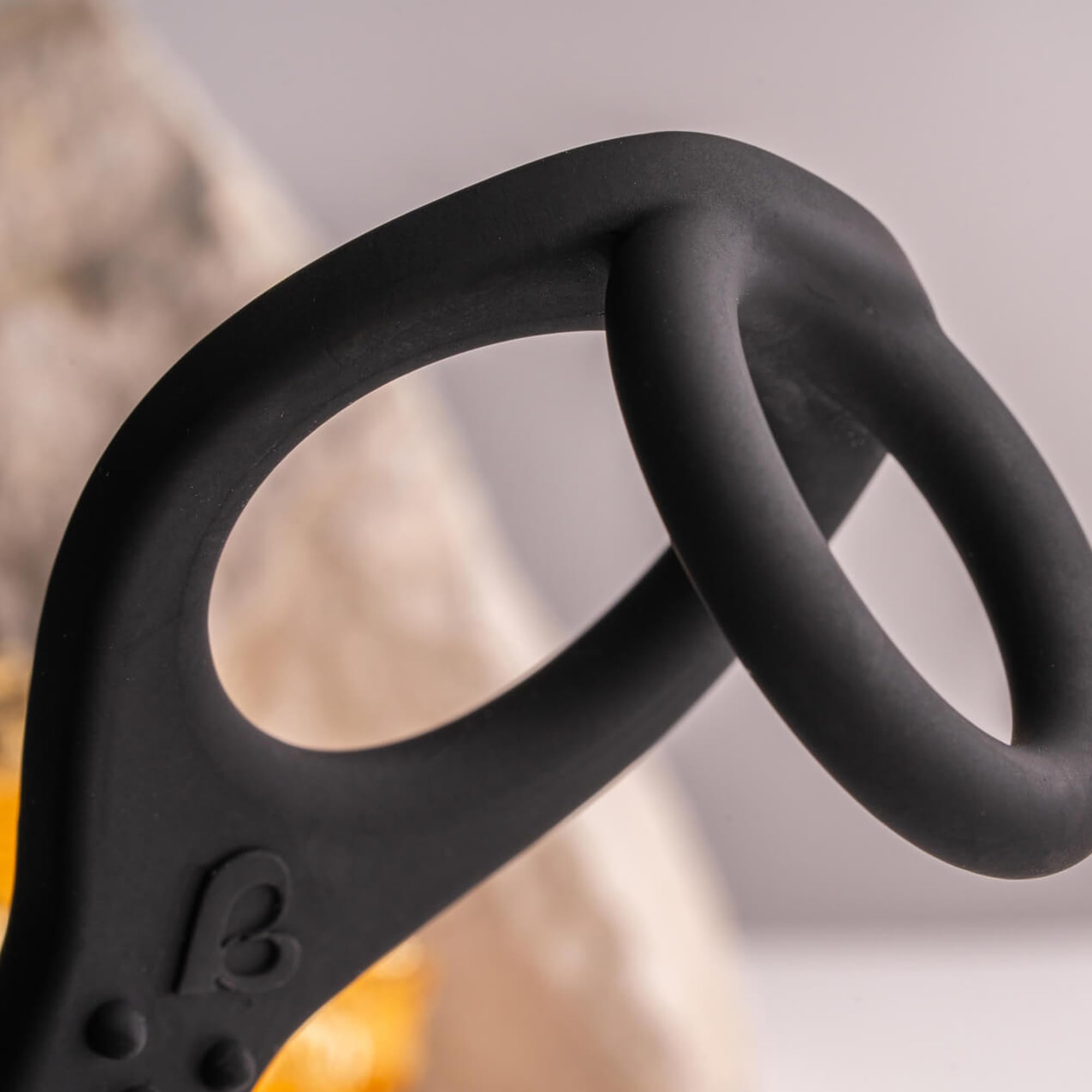 Rocks-Off Zen Smoke C-Ring with Vibrating Prostate Probe