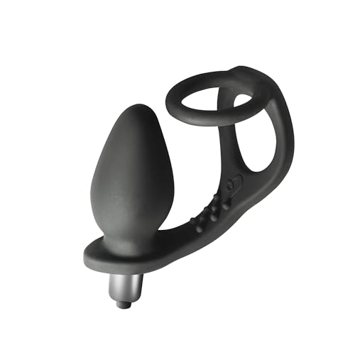 Rocks-Off Zen Smoke C-Ring with Vibrating Prostate Probe