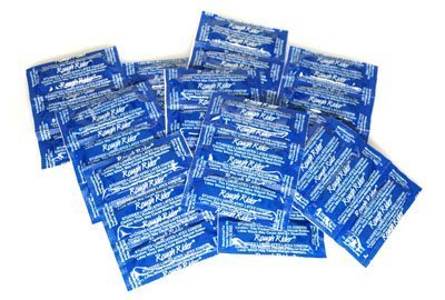 Rough Rider Studded Premium Latex Condoms – Lubricated, 24 Count for Enhanced Sensation