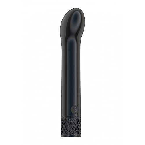 ROYAL GEMS Jewel Rechargeable Bullet Vibrator - Gunmetal, 10 Speeds, Waterproof, Phthalate-Free