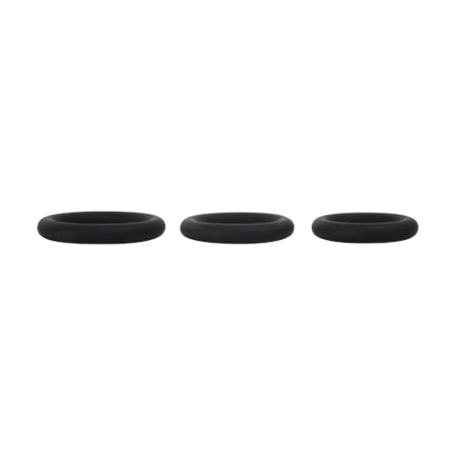 SELOPA 3 Ring Circus Penis Ring Set - 3 Sizes, Silicone, Waterproof