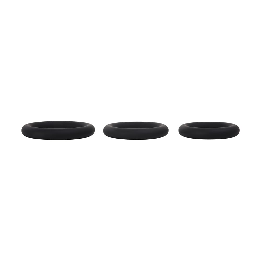 SELOPA 3 Ring Circus Penis Ring Set - 3 Sizes, Silicone, Waterproof
