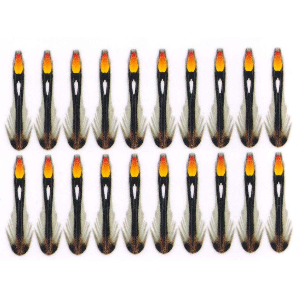 Semperfli Imitation Jungle Cock Cheeks Natural Small (17mm) - 20 Pack