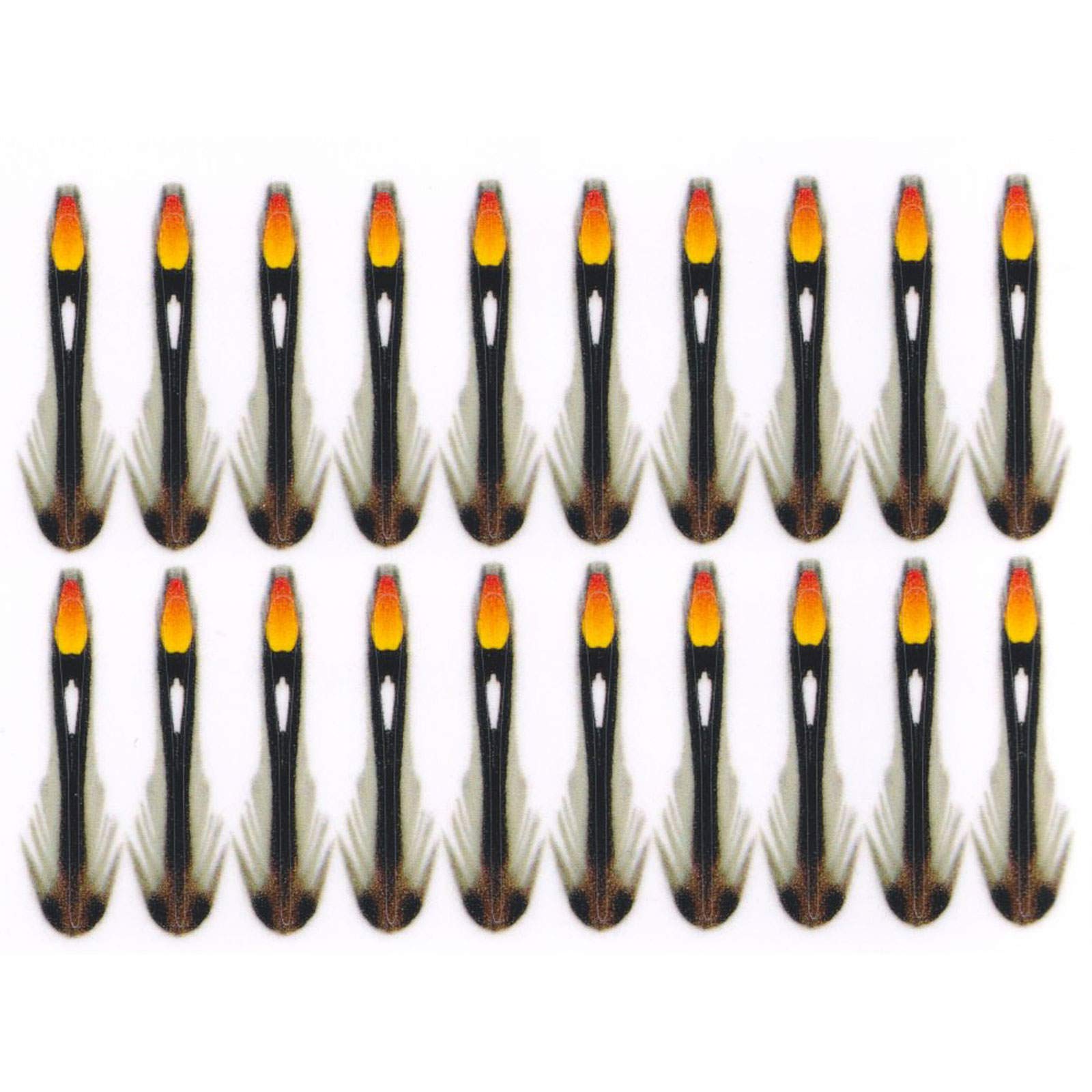 Semperfli Imitation Jungle Cock Cheeks Natural Small (17mm) - 20 Pack