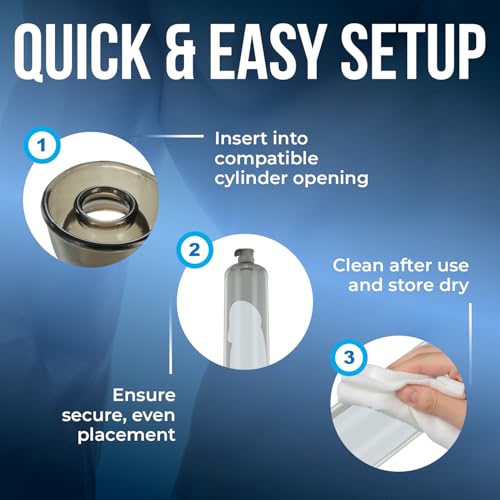 Size Matters Comfort Penis Pump Cylinder Seal – Grey TPE Replacement Seal