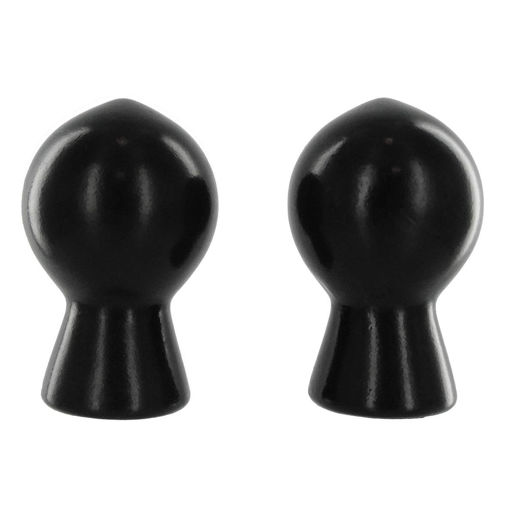 Size Matters Nipple Boosters – Black, Hands-Free Suction Nipple Enlargers for Men and Women