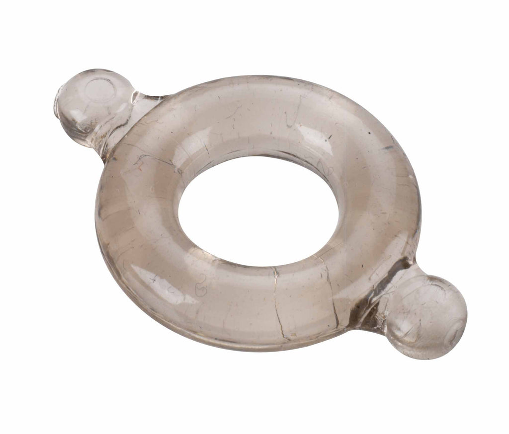 Spartacus Elastomer Double-Wide Cock Ring – Black, Phthalate-Free, Waterproof