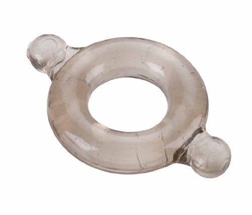 Spartacus Elastomer Double-Wide Cock Ring – Black, Phthalate-Free, Waterproof