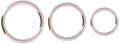 Spartacus Metal Cock Ring 3-Pack – Nickel Finish – 1.25, 1.75, and 2 Inches