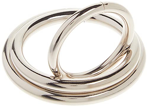 Spartacus Metal Cock Ring 3-Pack – Nickel Finish – 1.25, 1.75, and 2 Inches