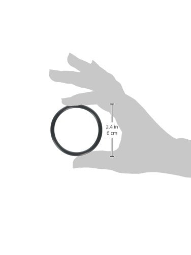 Spartacus Rubber Cock Ring 3-Pack – Black, 3 Sizes (1.25", 1.5", 2")