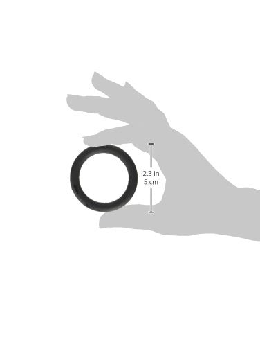 Spartacus Rubber Cock Ring – Black, Single Size 1.5 Inches