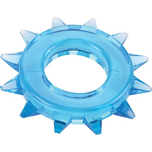 Spartacus Stud Elastomer C Ring, Blue – Phthalate-Free, Stretchy, Studded