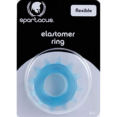 Spartacus Stud Elastomer C Ring, Blue – Phthalate-Free, Stretchy, Studded