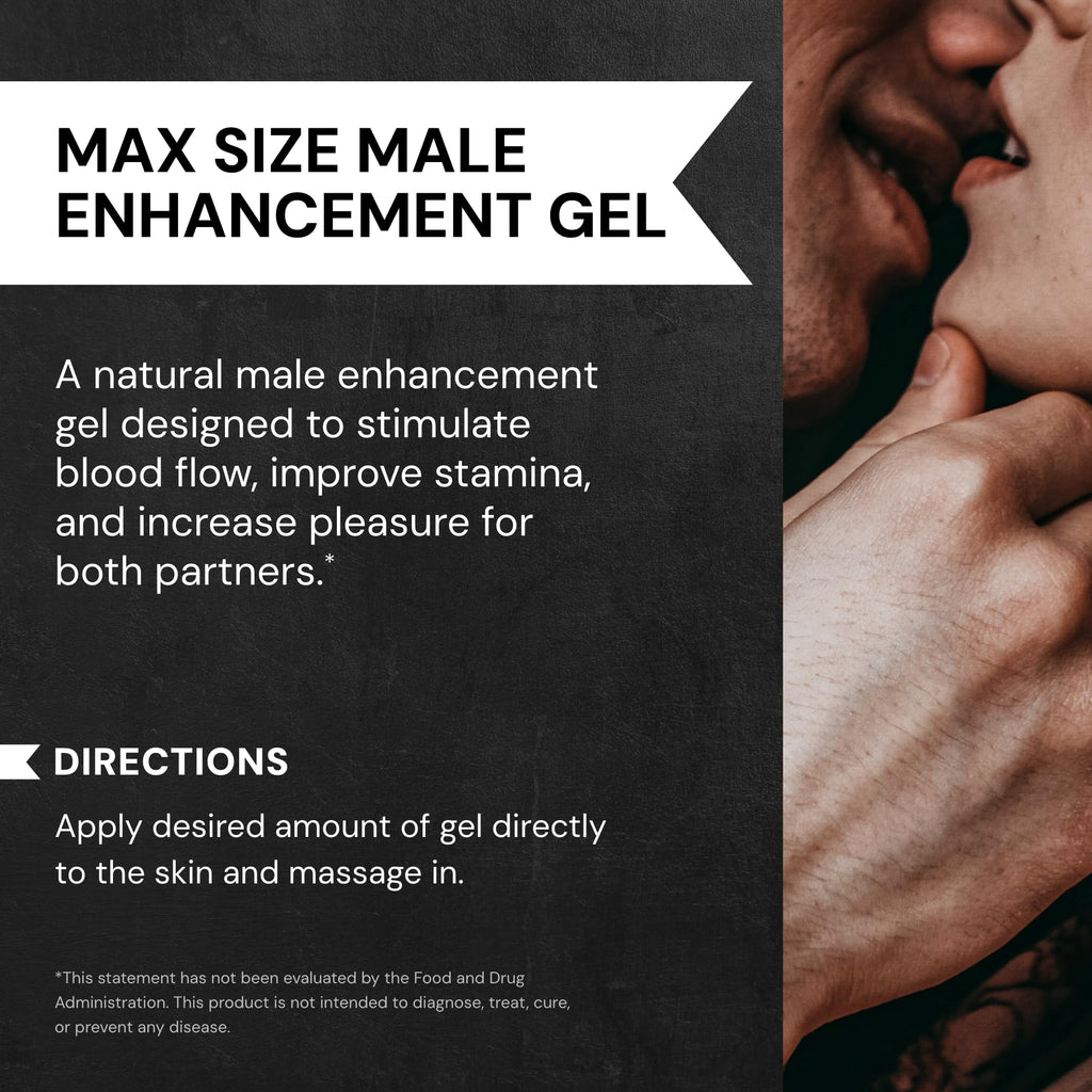 Swiss Navy MAX Size Male Enhancement Cream – Non-Oily, Fast Absorption, Butea Superba – 0.34 oz Trial