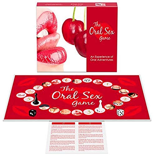 The Oral Sex Game – Couples Board Game with Dice, Pieces & Lubricant Sample