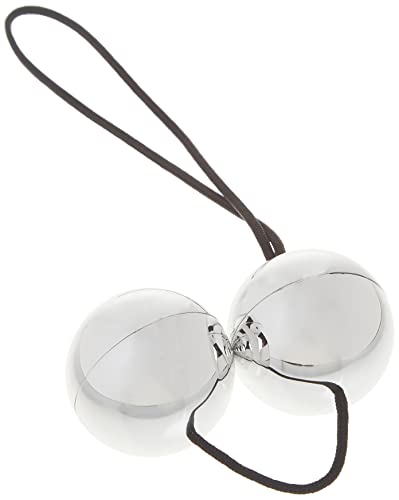 Trinity Vibes 12 lb Silver Ben Wa Balls – Vaginal & Anal Kegel Exerciser for Pelvic Floor Strengthening