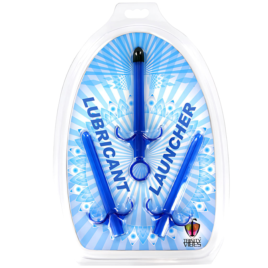 Trinity Vibes Lubricant Launcher Blue - 3 Applicators for Precise Lubrication