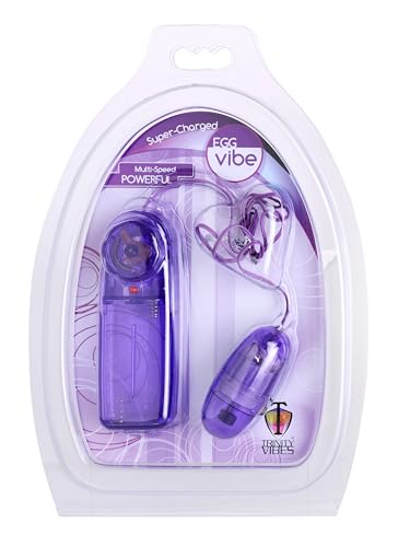 Trinity Vibes Super-Charged Bullet Vibrator – Purple, Waterproof, Variable Speeds